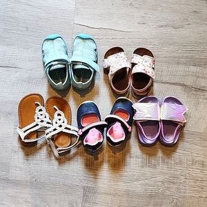 Toddler girl size 4 and 5 shoes